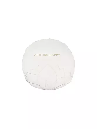 RAEDER | Kissen ZEN SPIRIT 50cm rund Choose Happy | 